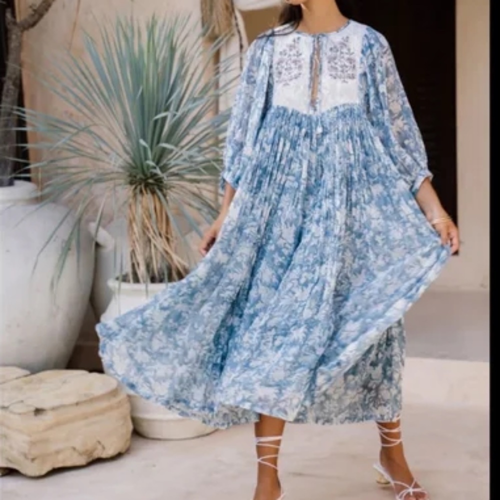 Daughter of India Jaya Dress in Juniper